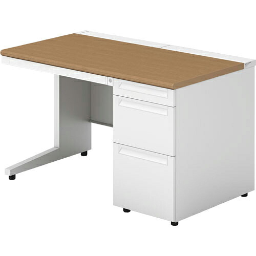 ★ポイント最大16倍★【送料無料】-US-1 片袖机US-127DL-3 T2/W4　プラス 品番 US-127DL-3 T2/W4 pls 775625-【プラス家具】JAN｜【文具の月島堂】店