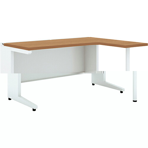 ★ポイント最大16倍★【送料無料】-US-W L型平机UR-1412WH-7R T2/W4　プラス 品番 UR-1412WH-7R T2/W4 pls 779853-【プラス家具】JAN｜【文具の月島堂】店