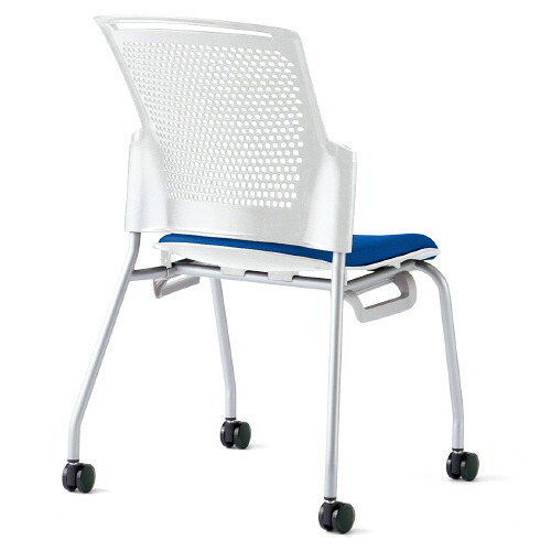 ★ポイント最大16倍★【送料無料】-会議イス チェダーC MC-W53S2H-UC BL　プラス 品番 MC-W53S2H-UC BL jtx 796217-【ｼﾞｮｲﾝﾃｯｸｽ・JOINTEX】JAN 4977564789855