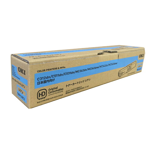 ★ポイント最大16倍★【送料無料】-トナーカートリッジTNR-C4KC1シアン 沖データ 品番 TNR-C4KC1 pls 889588-【プラス家具】JAN 4949443208832|【文具の月島堂】店