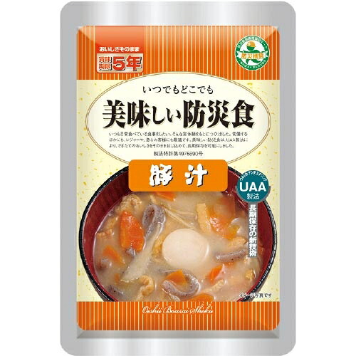 ★尖んがり最大限度16倍★【貨物輸送無料】-※b_好いたらしい防災食 豚汁 50袋 アルファ 品番  pls 711697-【つけ加える調度品】JAN