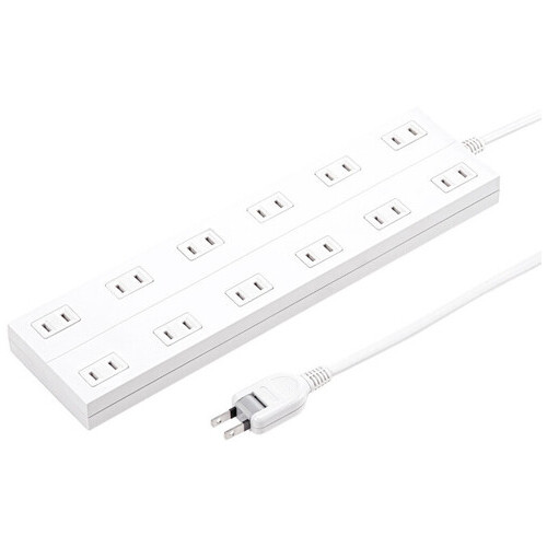 ★ポイント最大16倍★【全国配送可】-電源タップ12個口 5m TAP-2312-5W　サンワサプ 品番 TAP-2312-5W jtx 225162-【ｼﾞｮｲﾝﾃｯｸｽ・JOINTEX】JAN 4969887828090 メーカー在庫品 4,146円