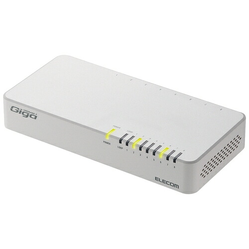 ★ポイント最大16倍★【全国配送可】-スイッチングハブ 8ポート EHC-G08PN2-JW　エレコム 品番 EHC-G08PN2-JW jtx 746791-【ｼﾞｮｲﾝﾃｯｸｽ・JOINTEX】JAN 4953103344921 メーカー在庫品
