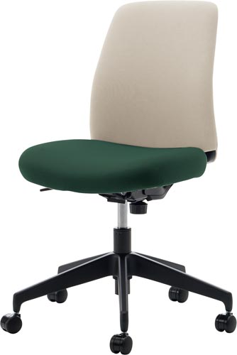 オフィスチェア　ファブレ　ブラック脚　ス 品番 C01-B152CU-BM6M63　全国配送可