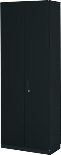 ★ポイント最大16倍★【送料・組立・設置が無料】-(ＡＳ－Ｓ８２１６ＢＫ)アッセ収納８００×４００下置６段２１６０両開ＢＫ　豊國工業株式会社kaf009520●個人様お届け可能！-【お買い得商品】