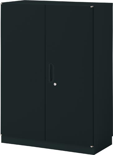 ★ポイント最大16倍★【送料・組立・設置が無料】-(ＡＳ－Ｓ８１１１ＢＫ)アッセ収納８００×４００下置３段１１１０両開ＢＫ　豊國工業株式会社kaf009515●個人様お届け可能！-【お買い得商品】