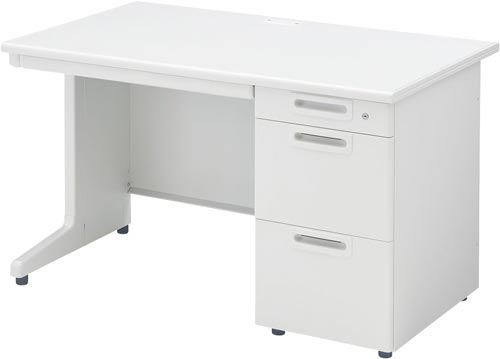 ★ポイント最大16倍★【送料・組立・設置が無料】-(Ｚ－６０２６７１)◇ＲＹデスク　片袖　Ｗ１２００　ホワイト　プラス株式会社kaf008937●個人様お届け可能！-【お買い得商品】