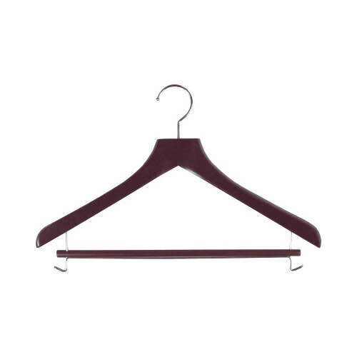 ★尖んがり最大限度16倍★【全国送りとどける可】-(Ｈ－５４３０Ｂ×３４)木製ハンガー 木と生きて行く 横すべり 赤銅色 ３４本 株式会社ニーズkaf011250●人間様お届け能力のある！-【お買い得商いもの】