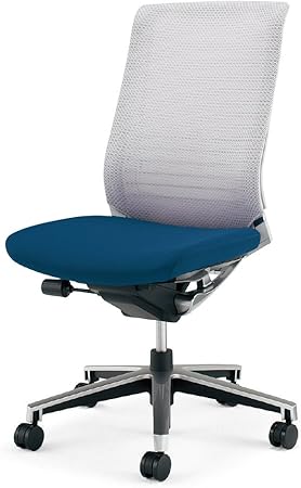 ★ポイント最大16倍★【送料無料】- 事務用回転イス　インスパイン　ハイバック CR-GA2502E1GMT5-V ホワイトグレー／インディゴブルー 62758161 コクヨ kokuyo -【コクヨ家具】｜【文具の月島堂】店