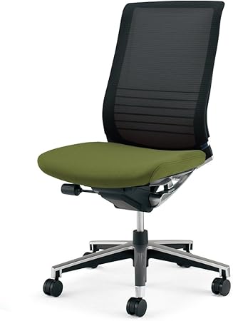 ★ポイント最大16倍★【送料無料】- 事務用回転イス インスパイン ハイバック CR-GA2502E6GMQ5-W ブラック/オリーブグリーン 62758277 コクヨ kokuyo -【コクヨ家具】|【文具の月島堂】店