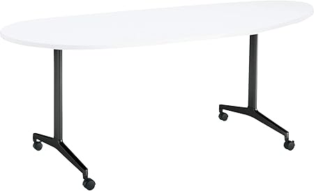 ★ポイント最大16倍★【送料無料】- 会議テーブル　ジュート　長円形天板　Ｔ字 MT-JTTB189E6MAW-C ブラック／ホワイト 62776318 コクヨ kokuyo -【コクヨ家具】