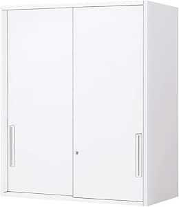 ★ポイント最大16倍★【送料無料】- システム収納　エディア　２枚引き違い戸 BWU-HU248SAWNN ホワイト 62752039 コクヨ kokuyo -【コクヨ家具】｜【文具の月島堂】店