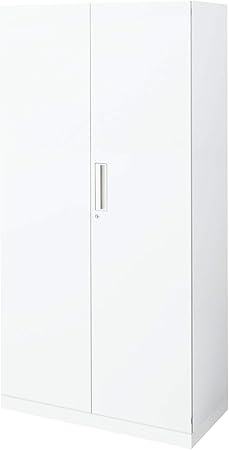 ★ポイント最大16倍★【送料無料】-  システム収納 エディア 両開き扉 BWU-S79SSAWN ホワイト 59828334 コクヨ kokuyo -【コクヨ家具】