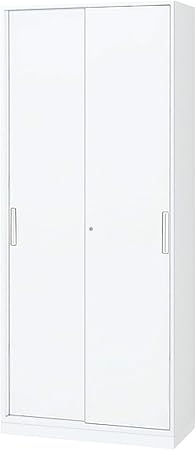 ★ポイント最大16倍★【送料無料】- システム収納　エディア　２枚引き違い戸 BWU-H289SSAWN ホワイト 62753036 コクヨ kokuyo -【コクヨ家具】｜【文具の月島堂】店
