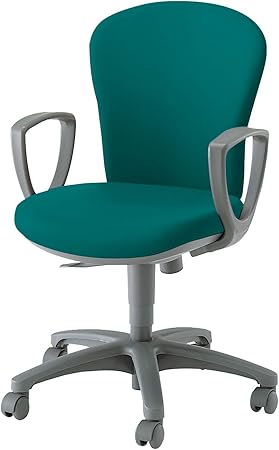 ★ポイント最大16倍★【送料無料】- 回転イス　レグノ２　ローバックサークル肘 CR-G211F4HSN24-W ミディアミント 63332025 コクヨ kokuyo -【コクヨ家具】｜【文具の月島堂】店 26,512円