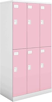 ★ポイント最大16倍★【送料無料】- ロッカー　Ｃｆｏｒｔ　６人用 NLK-L630SAW9F ホワイト／ホワイトピーチ 63887129 コクヨ kokuyo -【コクヨ家具】