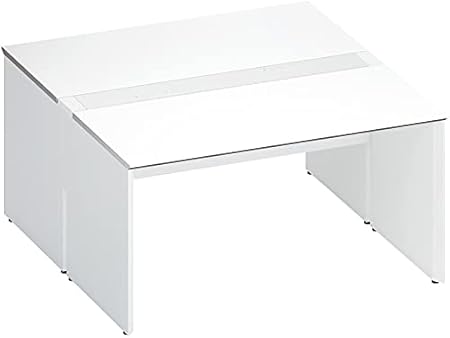 ★ポイント最大16倍★【送料無料】- デスク　ワークヴィスタ＋　両面Ｄ８００ DWV-PD1416-S81PAW1 ホワイト／フラットシルバー 65079546 コクヨ kokuyo -【コクヨ家具】