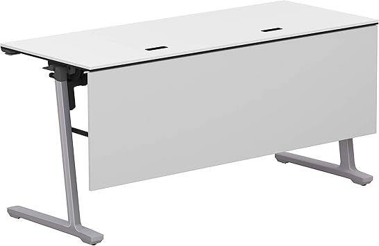★ポイント最大16倍★【送料無料】- フラップテ－ブル　カ－ム　配線付 KT-PWS1403DP81PAWNN フラットシルバー／ホワイト 65024775 コクヨ kokuyo -【コクヨ家具】 63,856円