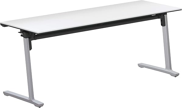 ★ポイント最大16倍★【送料無料】- フラップテ−ブル カ−ム 棚付 幕板なし KT-S1401P81PAWNN フラットシルバー/ホワイト 65025260 コクヨ kokuyo -【コクヨ家具】|【文具の月島堂】店