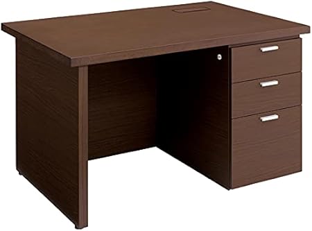★ポイント最大16倍★【送料無料】- 役員用　５５０シリーズ　片袖デスク MG-55D1285W35N3 ブラウン 64749969 コクヨ kokuyo -【コクヨ家具】｜【文具の月島堂】店