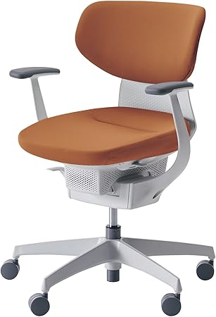 ★ポイント最大16倍★【送料無料】- タスクチェア　イング　ホワイト脚　ラテラ CR-GW3201E1G40T-VN ホワイトグレー／ソフトテラコッタ 64786964 コクヨ kokuyo -【コクヨ家具】｜【文具の月島堂】店