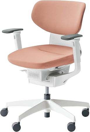 ★ポイント最大16倍★【送料無料】- タスクチェア　イング　ホワイト脚　ラテラ CR-GW3211E1G49G-W ホワイトグレー／アッシュピンク 65568347 コクヨ kokuyo -【コクヨ家具】