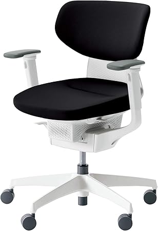 ★ポイント最大16倍★【送料無料】- タスクチェア　イング　ホワイト脚　ラテラ CR-GW3211E1G4B6-V ホワイトグレー／ブラック 65568354 コクヨ kokuyo -【コクヨ家具】｜【文具の月島堂】店