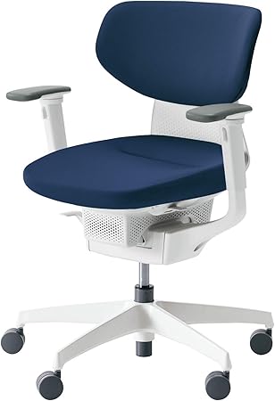 ★ポイント最大16倍★【送料無料】- タスクチェア　イング　ホワイト脚　ラテラ CR-GW3211E1G4T7-V ホワイトグレー／ネイビー 65568477 コクヨ kokuyo -【コクヨ家具】｜【文具の月島堂】店