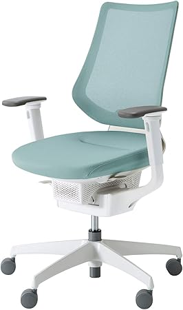 ★ポイント最大16倍★【送料無料】- タスクチェア イング ホワイト脚 バーチ CR-GW3413E1G439-V ホワイトグレー/アッシュターコイズ 65569016 コクヨ kokuyo -【コクヨ家具】|【文具の月島堂】店