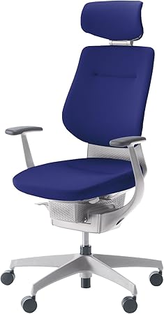 ★ポイント最大16倍★【送料無料】- 回転イス イング ヘッドレストタイプ CR-GW3205E1G47E-WN ホワイトグレー/デープパープル 64788050 コクヨ kokuyo -【コクヨ家具】|【文具の月島堂】店