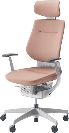 ★ポイント最大16倍★【送料無料】- 回転イス イング ヘッドレストタイプ CR-GW3205E1G49G-WN ホワイトグレー/アッシュピンク 64788098 コクヨ kokuyo -【コクヨ家具】|【文具の月島堂】店