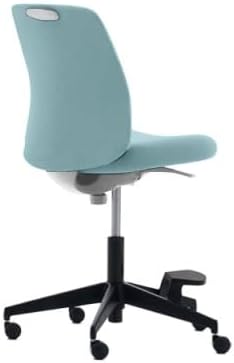 ★ポイント最大16倍★【送料無料】- オフィスチェア　エルア　ミドルハイタイプ C02-F101CW-E138381 ホワイトグレー／ホワイトターコイズ 66294542 コクヨ kokuyo -【コクヨ家具】｜【文具の月島堂】店