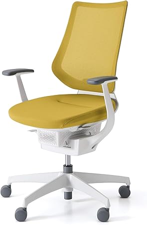 ★ポイント最大16倍★【送料無料】- ｉｎｇ　バーチカル　メッシュタイプ　ホワイトシェル　オリーブイエロー　Ｗ CR-GW3403E1G41S-W ホワイトグレー／オリーブイエロー 64814278 コクヨ kokuyo -【コクヨ家具】
