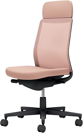 ★ポイント最大16倍★【送料無料】- オフィスチェア　モネット　背メッシュ　本 C03-B101U-B9G9GX1 ブラック／アッシュピンク 66578642 コクヨ kokuyo -【コクヨ家具】