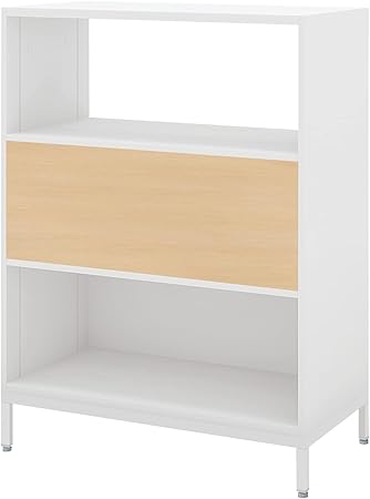 ★ポイント最大16倍★【送料無料】- 収納庫　エディアフリーパネル　中下段両面 BWU-WKAE59SAWMT1 ホワイト／ナチュラルオーク 66788362 コクヨ kokuyo -【コクヨ家具】
