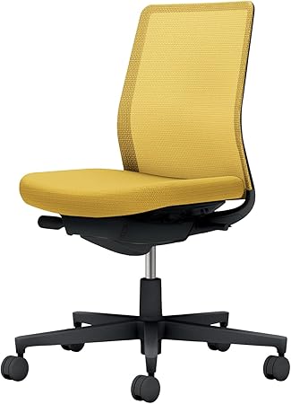 ★ポイント最大16倍★【送料無料】- オフィスチェア　モネット　背メッシュ　本 C03-B100U-B1S1SX1 ブラック／オリーブイエロー 66577904 コクヨ kokuyo -【コクヨ家具】