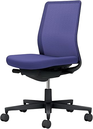 ★ポイント最大16倍★【送料無料】- オフィスチェア　モネット　背メッシュ　本 C03-B100U-B7E7EX1 ブラック／ディープパープル 66577959 コクヨ kokuyo -【コクヨ家具】