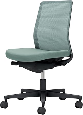 ★ポイント最大16倍★【送料無料】- オフィスチェア　モネット　背メッシュ　本 C03-B100W-B3939X1 ブラック／アッシュターコイズ 66578307 コクヨ kokuyo -【コクヨ家具】 38,267円