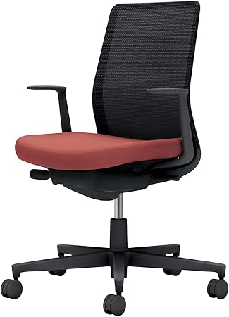 ★ポイント最大16倍★【送料無料】- オフィスチェア　モネット　背メッシュ　本 C03-B110W-BAGE6X1 ブラック／パーシアンレッド 66580409 コクヨ kokuyo -【コクヨ家具】