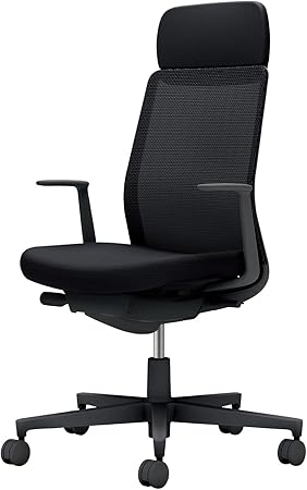 ★ポイント最大16倍★【送料無料】-  オフィスチェア モネット 背メッシュ 本 C03-B111U-BB6E6X1 ブラック／ブラック 66580690 コクヨ kokuyo -【コクヨ家具】