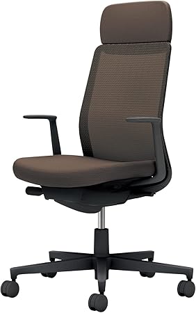 ★ポイント最大16倍★【送料無料】-  オフィスチェア モネット 背メッシュ 本 C03-B111U-BM6M6X1 ブラック／ダークグレージュ 66580713 コクヨ kokuyo -【コクヨ家具】