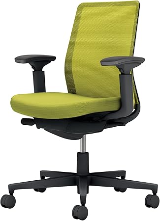 ★ポイント最大16倍★【送料無料】- オフィスチェア モネット 背メッシュ 本 C03-B130U-BQ4Q4X1 ブラック/ライトオリーブ 66582021 コクヨ kokuyo -【コクヨ家具】|【文具の月島堂】店