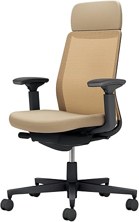 ★ポイント最大16倍★【送料無料】- オフィスチェア　モネット　背メッシュ　本 C03-B131U-B1KYKX1 ブラック／ソフトベージュ 66627456 コクヨ kokuyo -【コクヨ家具】 52,741円