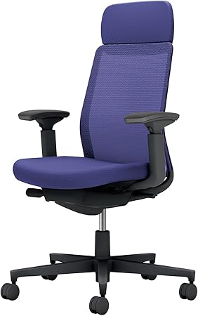 ★ポイント最大16倍★【送料無料】- オフィスチェア　モネット　背メッシュ　本 C03-B131U-B7E7EX1 ブラック／ディープパープル 66582212 コクヨ kokuyo -【コクヨ家具】