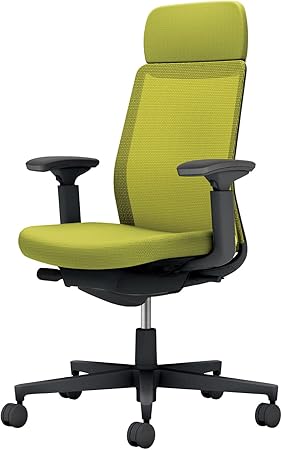 ★ポイント最大16倍★【送料無料】- オフィスチェア　モネット　背メッシュ　本 C03-B131W-BQ4Q4X1 ブラック／ライトオリーブ 66582380 コクヨ kokuyo -【コクヨ家具】