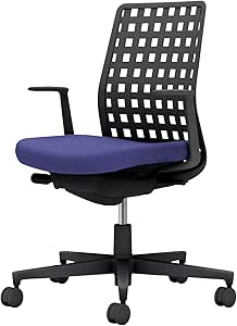 ★ポイント最大16倍★【送料無料】- オフィスチェア　モネット　背樹脂シェル C03-B310U-B7EBKX1 ブラック／ディープパープル 66584971 コクヨ kokuyo -【コクヨ家具】