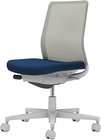 ★ポイント最大16倍★【送料無料】- オフィスチェア　モネット　背メッシュ　本 C03-G100W-GT7E2X1 ライトグレー／ネイビー 66585503 コクヨ kokuyo -【コクヨ家具】