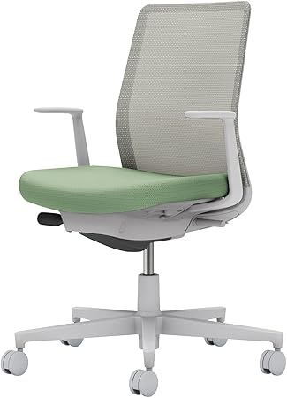 ★ポイント最大16倍★【送料無料】- オフィスチェア　モネット　背メッシュ　本 C03-G110U-G2HE2X1 ライトグレー／パウダーミント 66585978 コクヨ kokuyo -【コクヨ家具】｜【文具の月島堂】店