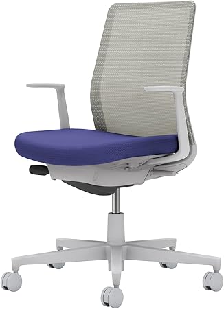 ★ポイント最大16倍★【送料無料】- オフィスチェア　モネット　背メッシュ　本 C03-G110U-G7EE2X1 ライトグレー／ディープパープル 66585992 コクヨ kokuyo -【コクヨ家具】