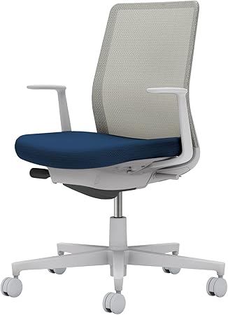 ★ポイント最大16倍★【送料無料】- オフィスチェア　モネット　背メッシュ　本 C03-G110U-GT7E2X1 ライトグレー／ネイビー 66586074 コクヨ kokuyo -【コクヨ家具】